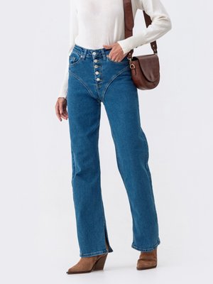 Жіночі джинси M.D. синій 90526 (42) 90526 фото