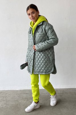 Жіноча куртка N.K. оливковий 3349-c02 розпродаж (XL-2XL) 3349-c02 фото