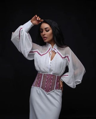 Жіноча дизайнерська сукня Z.H. Старла білий WUA404 (S) WUA404 фото