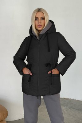 Жіноча куртка N.K. чорний 3363-c02 розпродаж (S-M) 569719724 фото