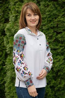 Жіноча вишиванка V.L. Полтавська білий 301029193-001 (S) 301029193-001 фото