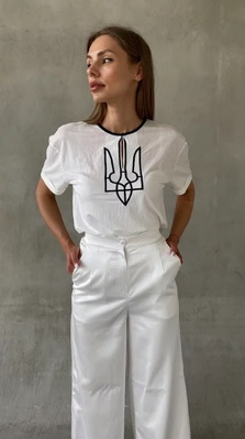 Жіноча дизайнерська футболка Z.H. Мрія білий Мря1 (S/M) Мря1 фото