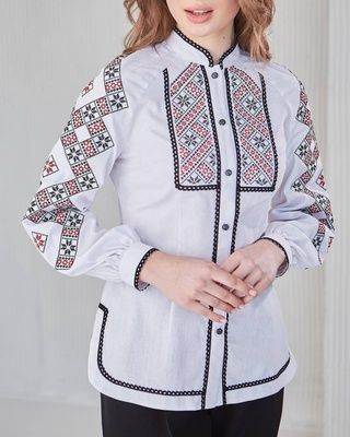 Жіноча вишиванка A.L. Алатир білий 20221_1 (38) 7657261226 фото