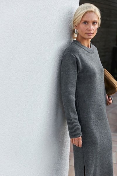 Жіноча сукня T.B. темно-сірий 2873 (50-52) 2873 фото