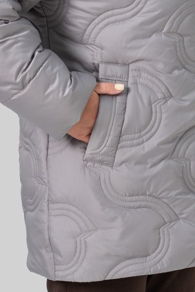 Жіноча куртка SIZE+ A.P. Марина сталевий сірий 102580 (50) 102580 фото