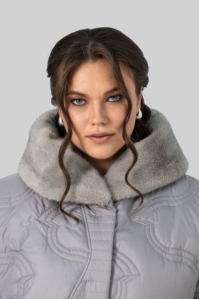 Жіноча куртка SIZE+ A.P. Марина сталевий сірий 102580 (50) 102580 фото