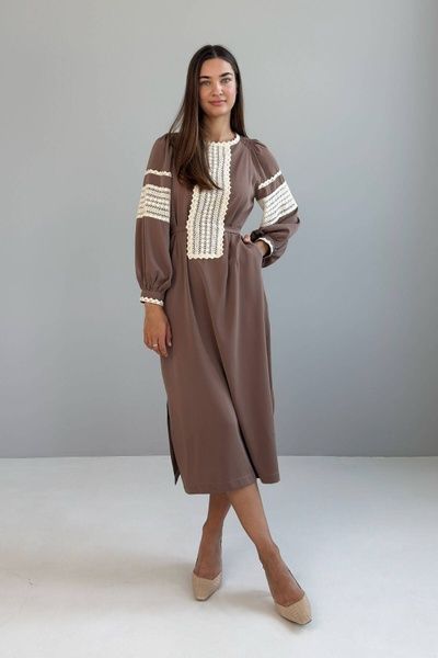 Жіноча сукня N.K. мокко 3728-с02 (L) 3728-с02 фото