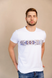Чоловіча футболка-вишиванка Galych Петрос біла з синім 6003 (2XL) 6003 фото 1