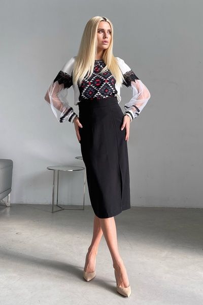 Жіноча сорочка N.K. молочний 3368-c01 (XL) 594738267 фото