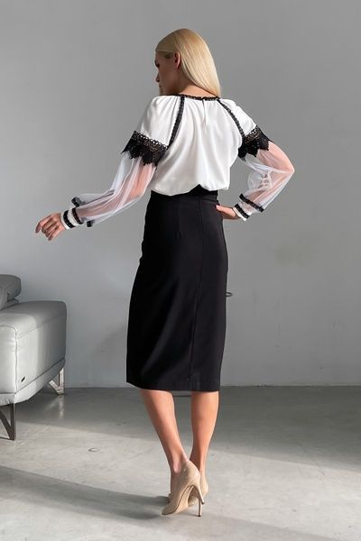 Жіноча сорочка N.K. молочний 3368-c01 (XL) 594738267 фото