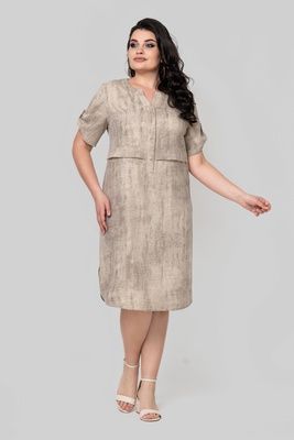 Жіноча сукня SIZE+ A.P. Шейла айворі 102361 (52) 102361 фото